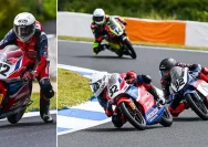 Ramadhipa Ciptakan Sejarah di Podium Moto3 Junior Barcelona, Kibarkan Merah Putih