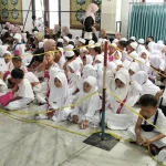 Ribuan Anak PAUD Belajar Rukun Islam dengan Ceria di Pantai Kembar