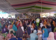 Ribuan Jamaah Berbondong‑Bondong di Haul Mbah Wahab, Gibran, Kapolri, dan Khofifah Tiba di Jombang