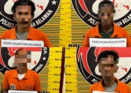 Sat Narkoba Polres Pelabuhan Belawan Gerek 2 Lokasi, Tiga Pelaku Narkoba Ditangkap