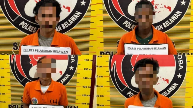 Sat Narkoba Polres Pelabuhan Belawan Gerek 2 Lokasi, Tiga Pelaku Narkoba Ditangkap