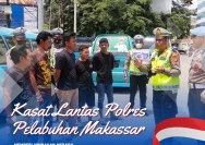 Satlantas Polres Pelabuhan Makassar Prioritaskan Keselamatan Masyarakat