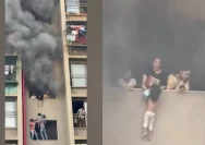 Terperangkap di Balkon, Iwan dan Anak Satu Detik dari Kepunahan Saat kebakaran apartemen Jakarta Barat