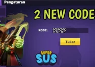 Tukarkan Hadiah Kode Redeem Super Sus dengan Impianmu Sebelum Kadaluarsa