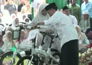Wakil Presiden Gibran bagi sepeda, dukung kebanggaan santri di Jombang