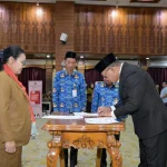 Wali Kota Agustina Wilujeng Lantik Handi Priyanto Sebagai Sekda Kota Semarang