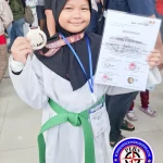 Yumna Almaira Inara, Siswi SDN Total Persada, Raih Medali Emas Hobby Land Olympics Taekwondo Championship