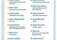 100 Nama Bayi Laki-Laki Islami dengan Makna yang Baik