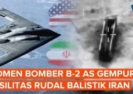 AS-Iran Adu Kekuatan Senjata Canggih, Rudal vs Bomber B-2