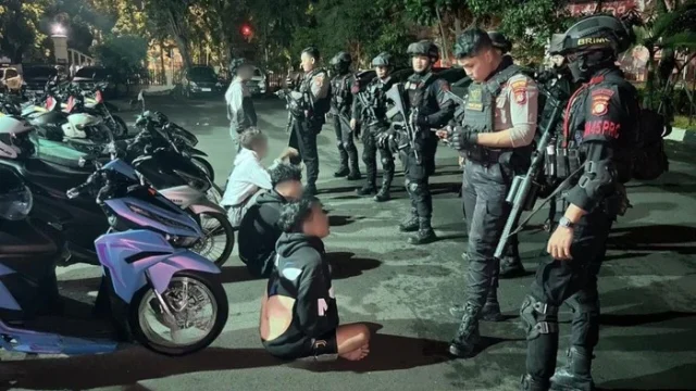 Brimob Sumut Berhasil Menggagalkan Aksi Balap Liar di Medan