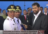 Bupati Aceh Besar Lantik Pejabat Baru, Tekankan Integritas dan Keberlanjutan Program
