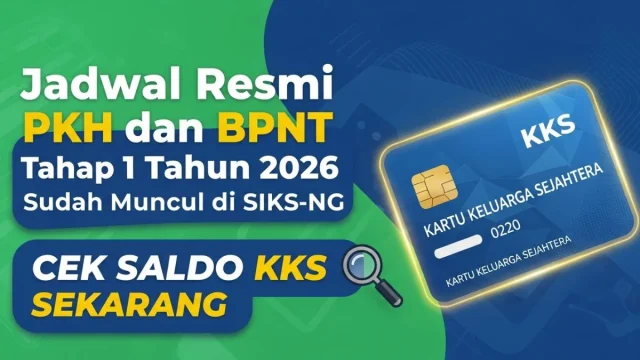 Cek Saldo KKS! BLT Rp600.000 Cair di Juni 2026 untuk PKH dan BPNT