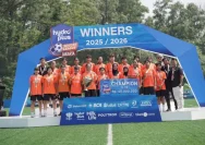 Cipta Cendikia Football Academy U-15 dan Putri JP Jakarta U-18 Juara HYDROPLUS Soccer League Jakarta 2025/2026