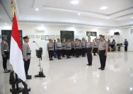 Dua Kapolsek Bergeser, Polresta Pati Beri Kenaikan Pangkat Pengabdian