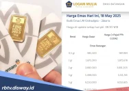 Harga Emas Hari Ini Stabil, Saat Tepat Investasi