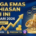 Harga Emas Perhiasan Hari Ini, Stabil dan Menarik untuk Investasi