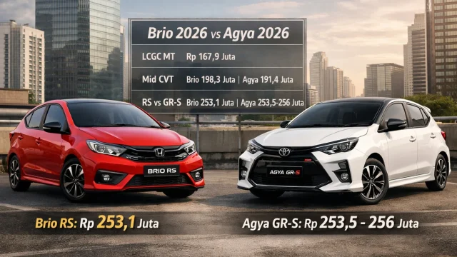 Honda Brio vs Toyota Agya: Mana City Car Paling Worth It untuk Harian?