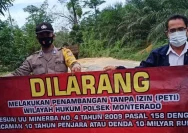 Kapolsek Sepauk Melarang Aktivitas PETI, Warga Diminta Berhati-Hati
