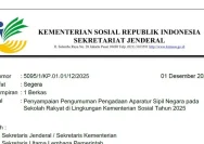 Kemensos Buka Rekrutmen PPPK Tendik Sekolah Rakyat 2026: 5.127 Formasi Tersedia