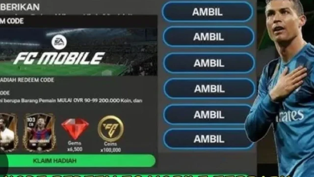 Kode Redeem FC Mobile Hari Ini 8 Juni 2026, Hadiah Gems Gratis dan Pemain OVR Tinggi