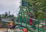 Kodim Rembang Rampungkan Proyek Jembatan untuk Membuka Akses Warga