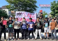 Mahasiswa Berdemo di Semarang, Desak Pemerintah Perbaiki Kondisi Ekonomi