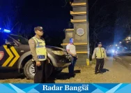 Patroli Blue Light Polsek Tikung Lamongan Cegah Balap Liar dan Aksi Kriminal