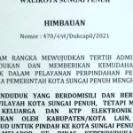 Pemerintah Sungai Penuh Tertibkan Administrasi Kependudukan