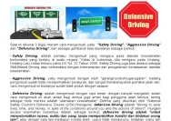 Pentingnya Defensive Driving dalam Mencegah Kecelakaan di Jalan