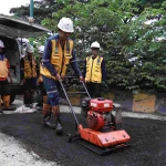 Perbaikan Jalan Sukodono-Cengklik Sragen Masih Berjalan