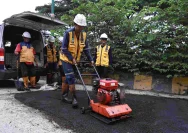Perbaikan Jalan Sukodono-Cengklik Sragen Masih Berjalan