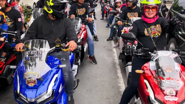 Persaudaraan Di Atas Sepeda, Paguyuban Honda Kuningan Gelar Kopdar Gabungan