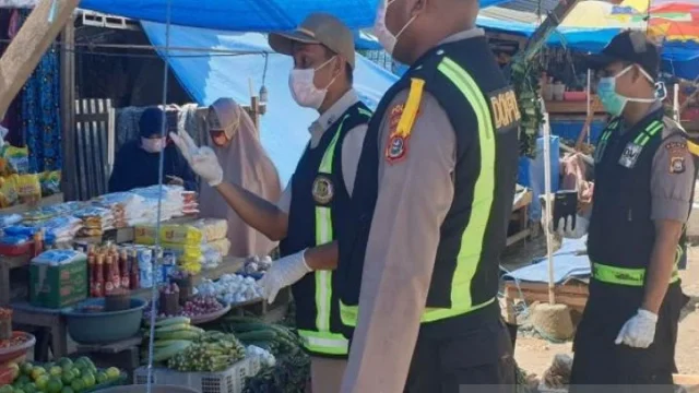 Polisi Cegah Kekacauan di Pasar Bojong