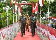 Polisi dan Masyarakat Bersinergi untuk Menghidupkan Kembali Jembatan Merah Putih