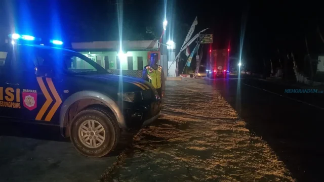 Polisi Lakukan Patroli Blue Light untuk Mengamankan Masyarakat di Lamongan