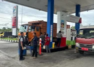 Polisi Tertibkan Pengisian BBM Subsidi di SPBU Kerinci