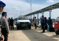 Polisi Tingkatkan Keamanan Pelabuhan Kuala Tungkal, Penumpang dan Kendaraan Diperiksa Menyeluruh
