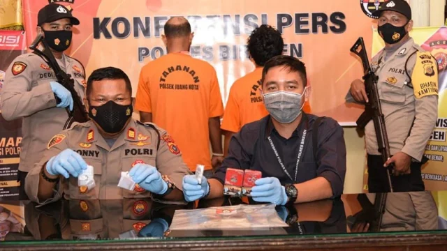 Polisi Wonogiri Tangkap Dua Pengedar Sabu Asal Solo