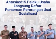Puluhan Pelaku IKM Didukung Langsung untuk Dirikan Perseroan Perorangan