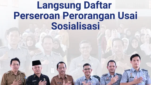 Puluhan Pelaku IKM Didukung Langsung untuk Dirikan Perseroan Perorangan