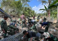 TNI Berkontribusi pada Pembangunan Nasional dengan Menghadirkan Akses Dasar untuk Masyarakat Terpencil