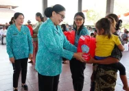 TP PKK Badung dan TP PKK Provinsi Bali Salurkan Bantuan kepada Masyarakat di Tiga Desa
