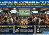 TVRI Mendukung Ekonomi Lokal dengan Izin Nobar Piala Dunia Gratis