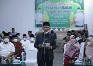 Wakil Bupati Asahan Sambut Kepulangan Jamaah Haji Kloter 7