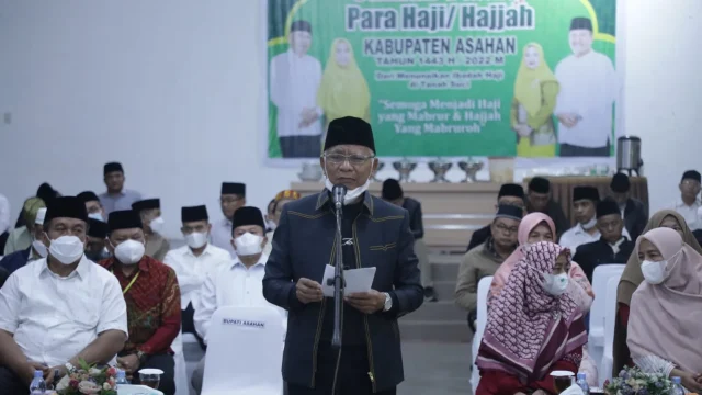 Wakil Bupati Asahan Sambut Kepulangan Jamaah Haji Kloter 7